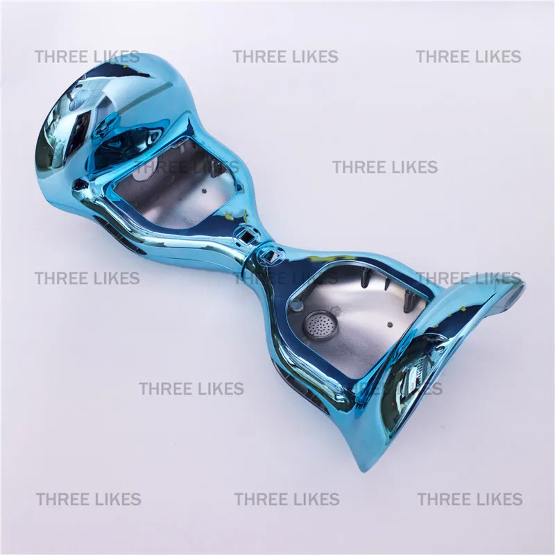 Хром Синий 10 дюймов умный самобалансирующийся 2 колеса стоячий электрический