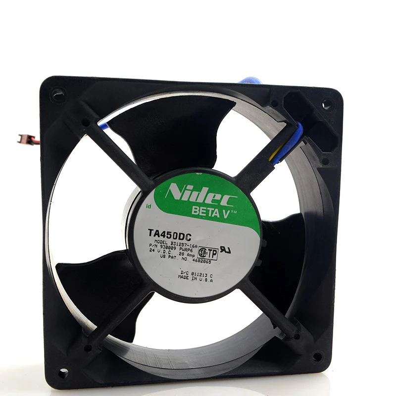 

Оригинальный серверный инвертор Nidec B31257-16A 120x120x38 мм 120 мм DC 24 в А, осевой охлаждающий вентилятор