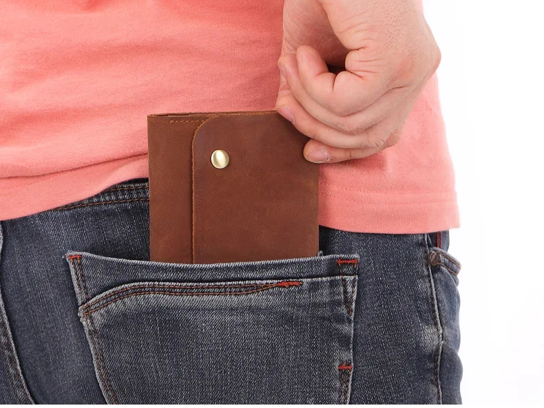 Брелок из натуральной кожи для мужчин мужской держатель ключей органайзер