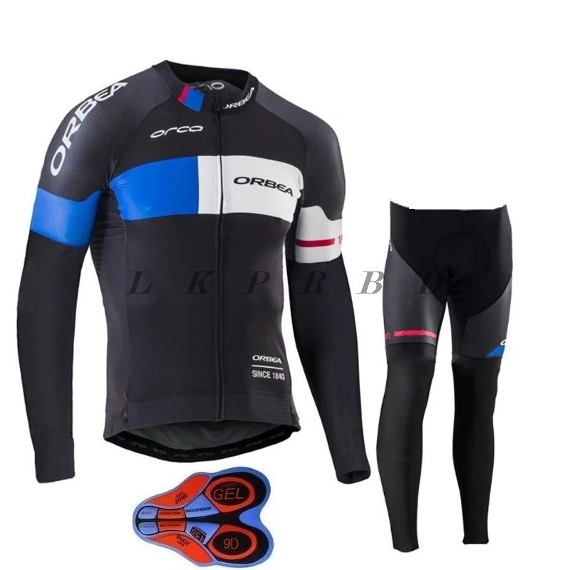 Новинка 2017! pro команда ORBEA Велосипедная форма Осенние Длинные рукава тонкий Mem