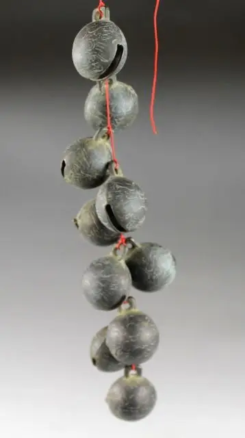 

Chinese beast face modelling antique metal bell (10 pcs)
