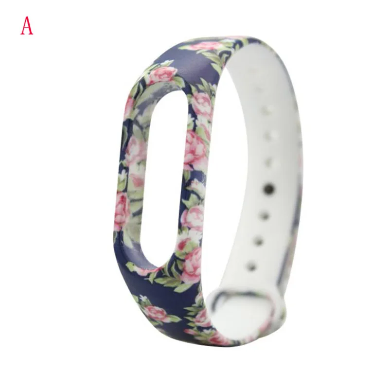 Ремешок с принтом для Xiaomi Mi Band 2 Frontier/classic спортивный браслет смарт-часов xiaomi mi band