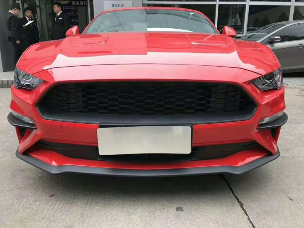 Для Ford Mustang 2 Шт Автомобильные наружные передние Противотуманные фары лампы век бровей полосы отделка тюнинговые молдинги ABS