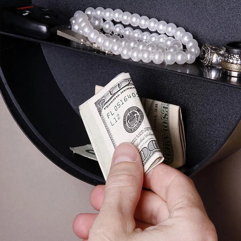 Золотые настенные часы в стиле ретро с защитой от попадания денег