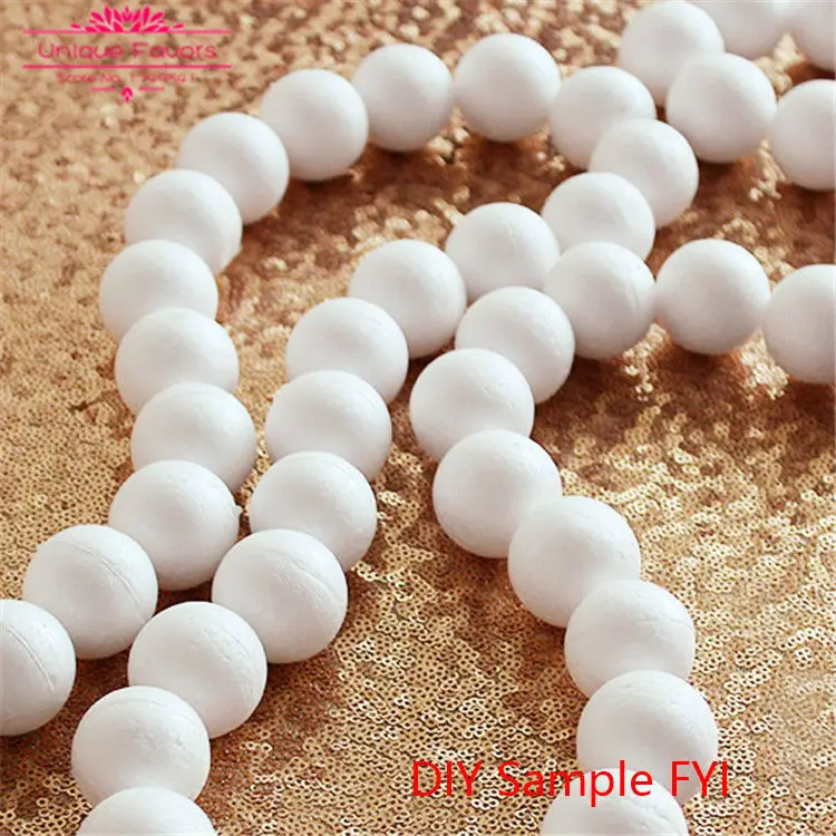 100 шт. большие 50 мм твердые пенные шарики белые из пенопласта для моделирования