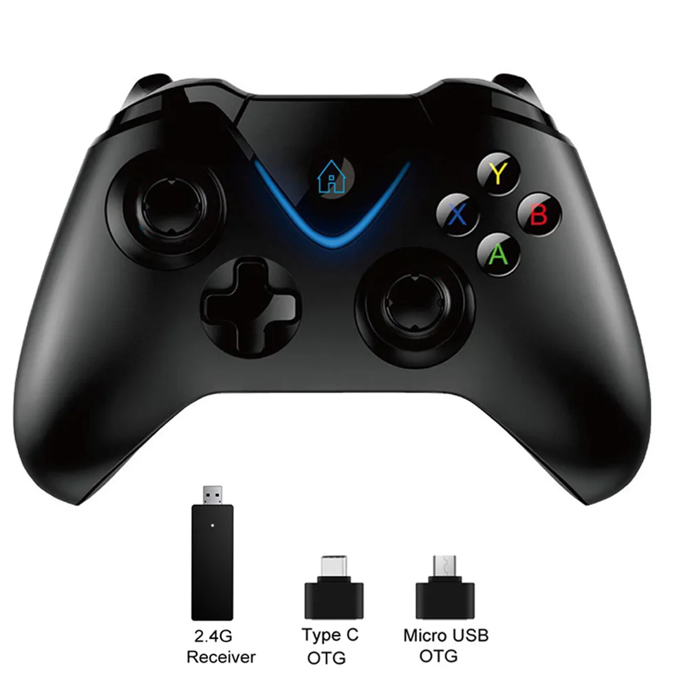 Беспроводной контроллер для Xbox one/S/X/PS3/PC 2 4G геймпад джойстик телефона Android ПК