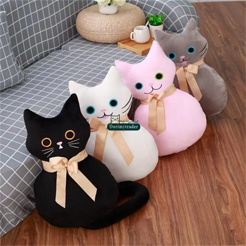 Dorimytrader новинка плюшевая подушка в виде кошки из аниме игрушки гигантская мягкая
