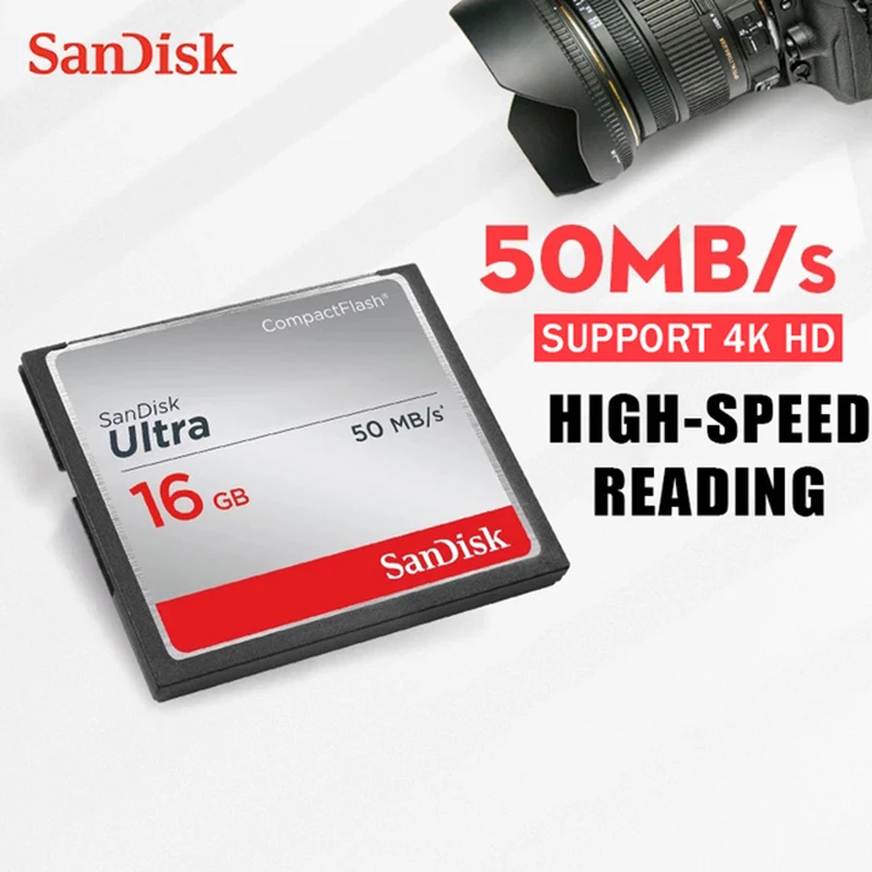 Карта памяти SanDisk CF 8 ГБ 16 32 компактная карта transcend kart cartao de memoria для камеры планшета