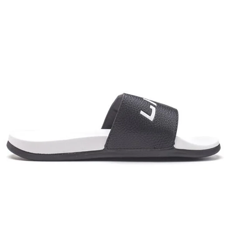 Li-Ning/мужские шлепанцы стильные сандалии из искусственной кожи Летние вьетнамки