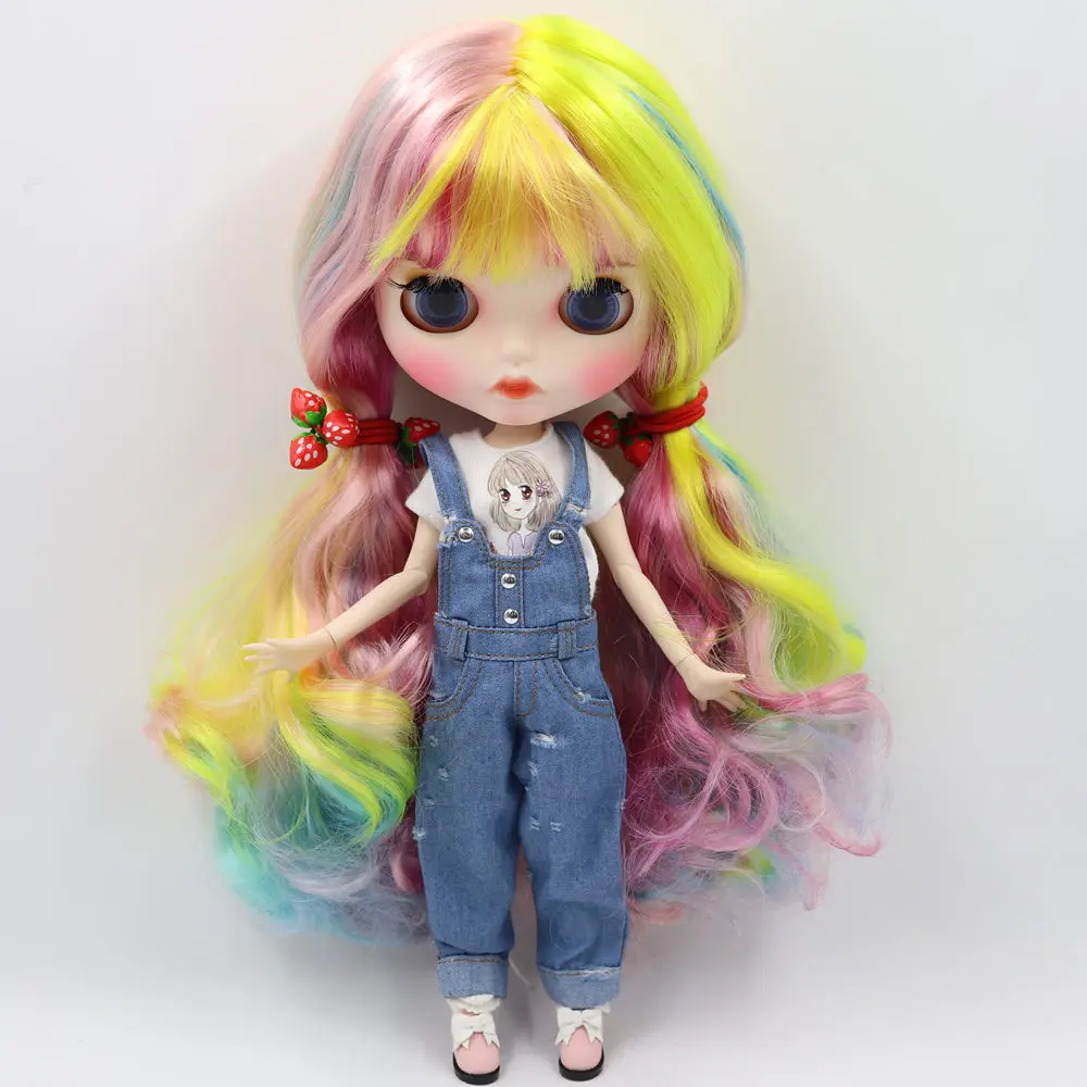 Кукла Blyth ICY DBS No.1010/1019/1049/6227/4268/3208/1010 красочные волосы резные губы матовые