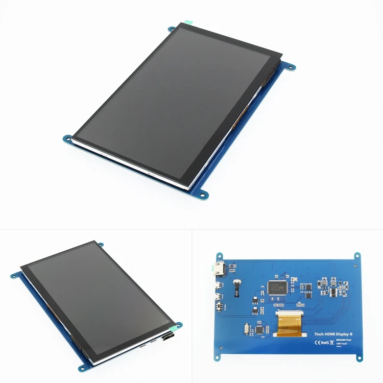 7-дюймовый емкостный 5-точечный сенсорный экран 800x480 TFT ЖК-Дисплей HDMI модуль для