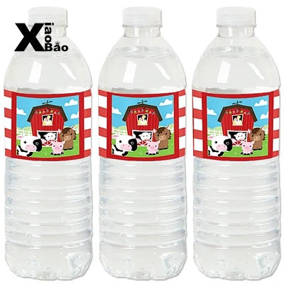 6 шт. праздничные украшения для женщин и мужчин на день рождения с животными ферме