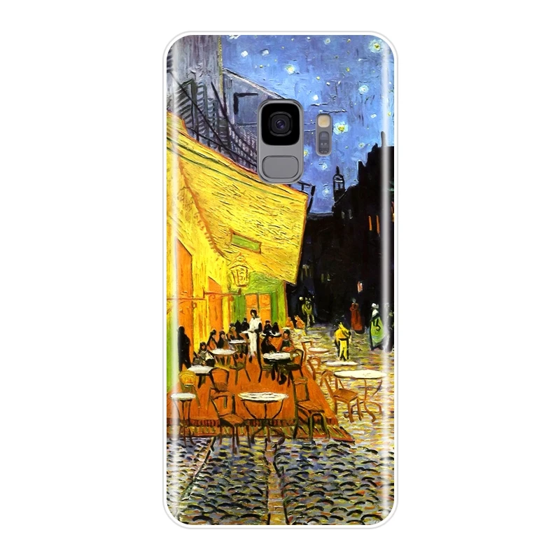 Ван Гог арт Мягкий силиконовый чехол для телефона для samsung Galaxy Note 4 5 8 9 задняя крышка для samsung Galaxy S5 S6 S7 Edge S8 S9 Plus - Цвет: No.6