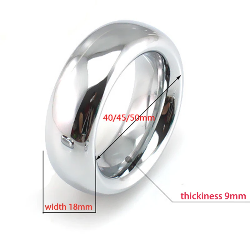 Кольцо на пенис из нержавеющей стали 40/45/50 мм|cock ring sex toys|ring toyscock |