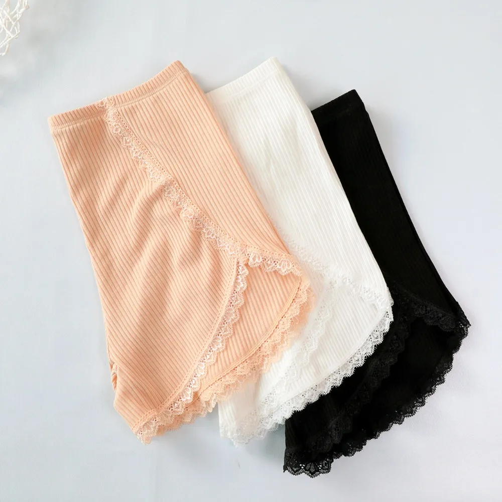 2 шт./лот кружевные защитные брюки летние тонкие шорты женское нижнее белье