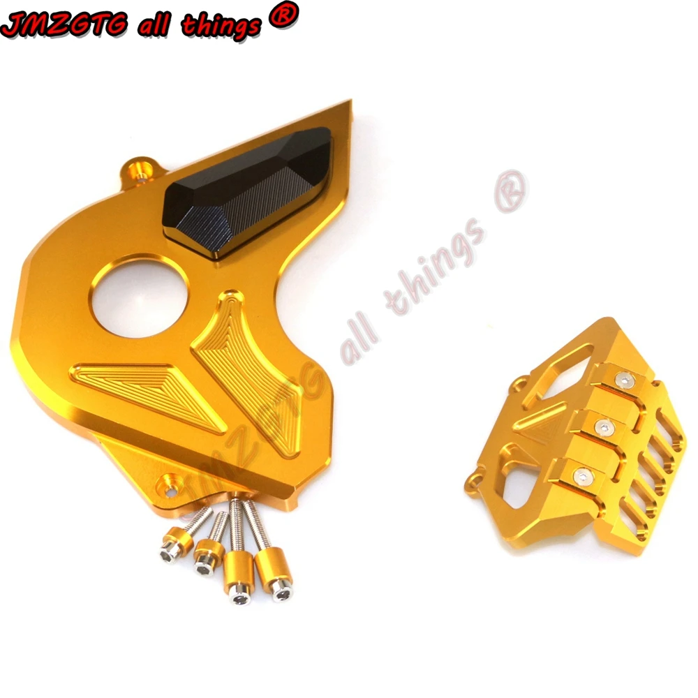 Алюминиевый кожух передней звездочки для мотоцикла с ЧПУ защитный левой стороны