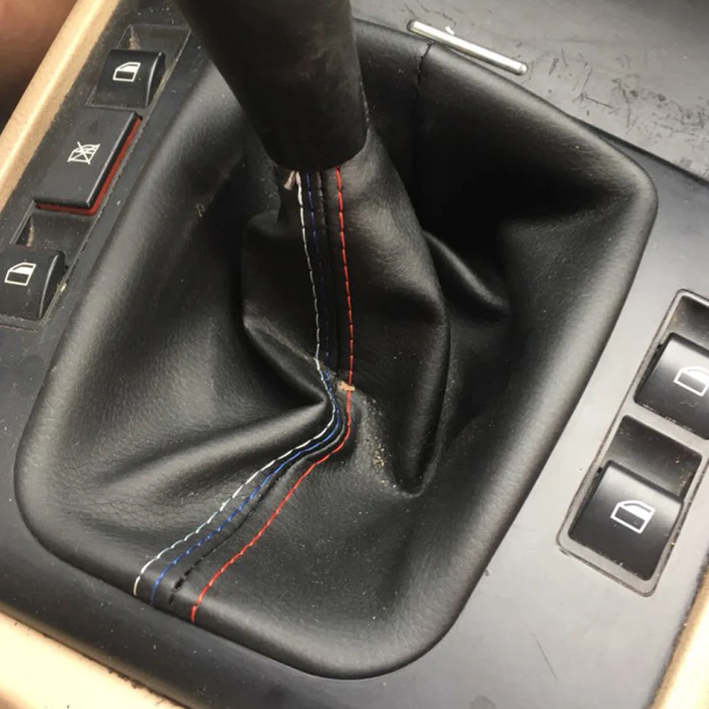 Кожаные ботинки крышки Shifter автомобильный ручник ручка гетры Шестерни