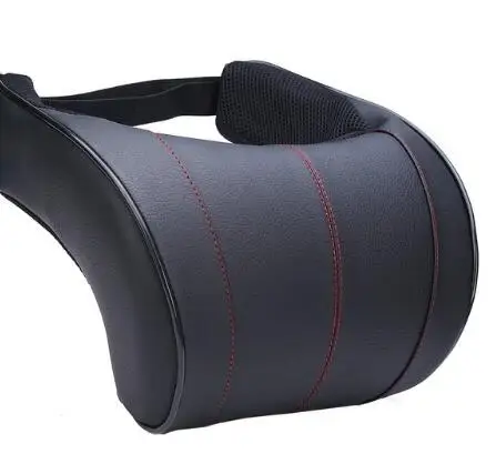 1 шт. искусственная кожа авто подушка для шеи из пены с памятью отдыха на шее