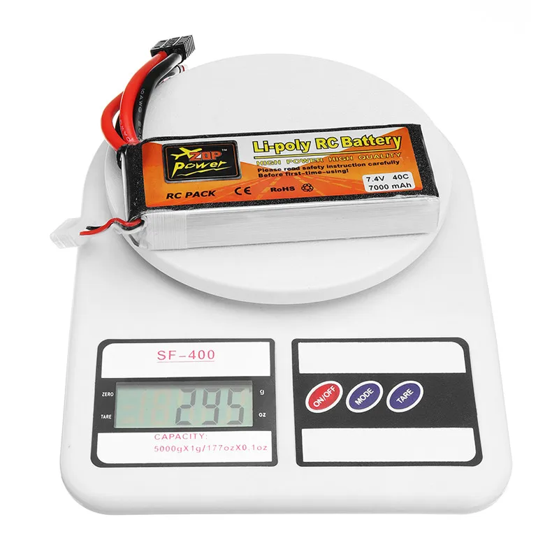 ZOP Power 7 4 в 7000 мАч 40C 2S аккумуляторная Lipo батарея для TRAXXAS SUMMIT RC Car|Детали и