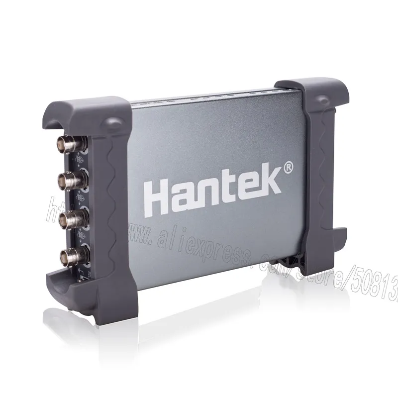 Hantek 6074BE/6104BE/6204BE/6254BE 4 канальный портативный осциллограф виртуальный с цифровым