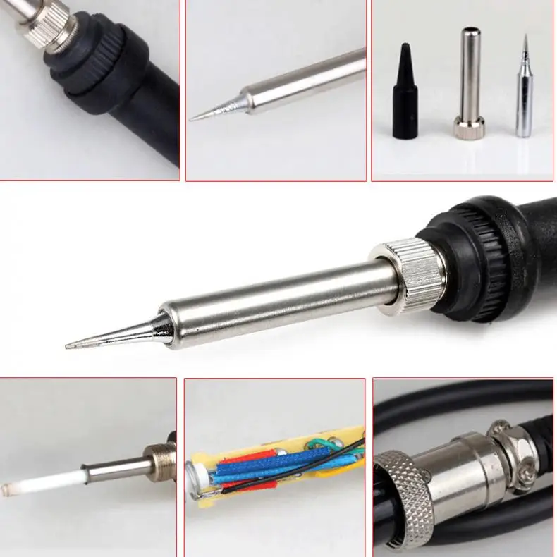 1 шт 60W 24V электрическая паяльная железная станция 5pin сварки Замена Ремонт
