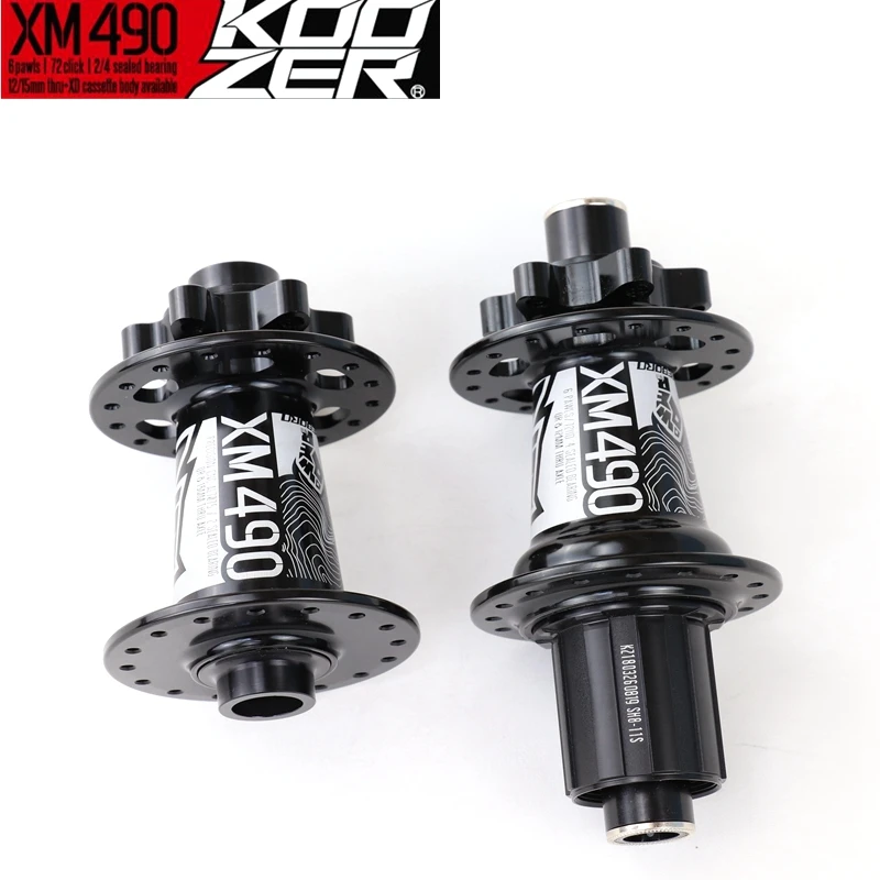 Koozer XM490 72 щелчка 4 подшипника 6 зажимов 28 36H горный велосипед с ЧПУ QR 8 9 10 11S XD кассета