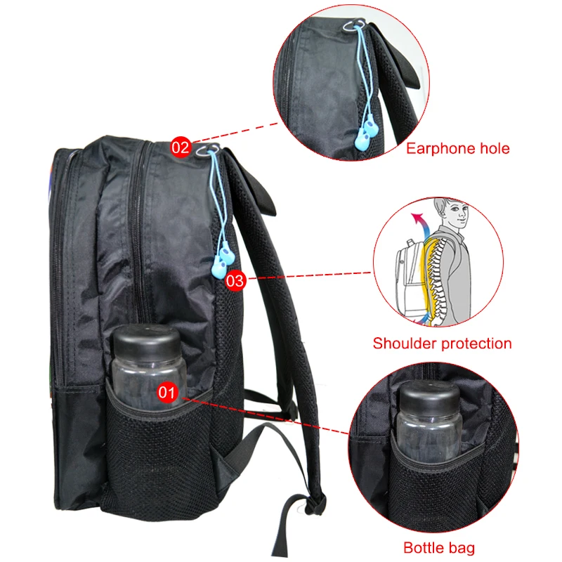 Школьная Сумка Наруто Аниме для мальчиков и девочек школьная сумка ноутбука