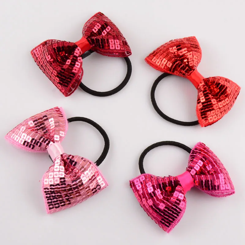 19C Блестящий бант с повязками для волос 19 шт./лот красивый головной убор девочек