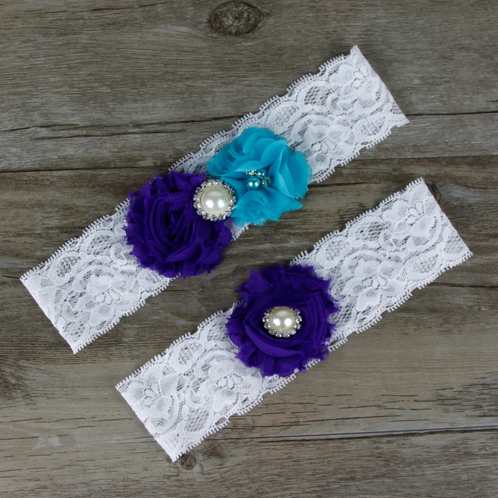 2 шт./партия подвязки с жемчугом