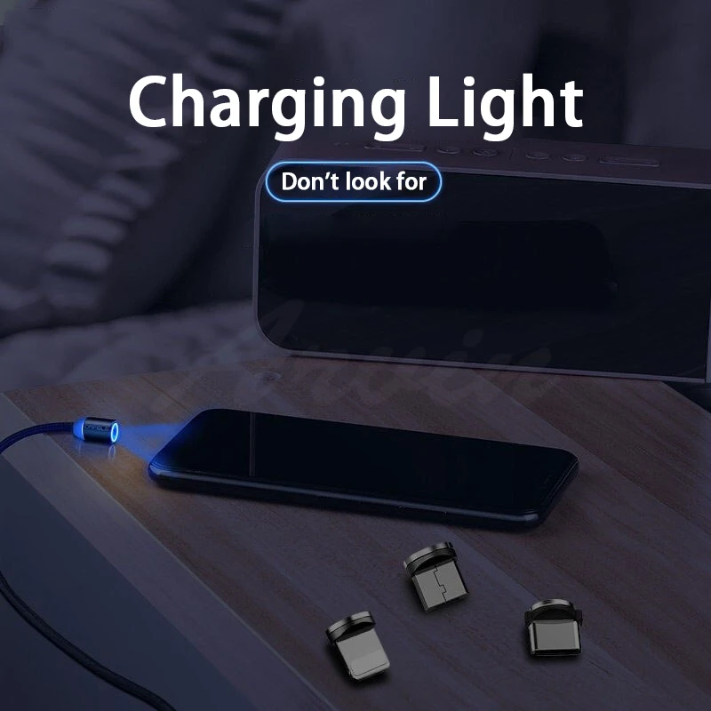 Магнитный кабель ROMICHW 2.4A для быстрой зарядки USB Typ кабель для samsung S9 S10 Plus huawei P30 Pro Xiaomi mi8 mi9 магнитное зарядное устройство