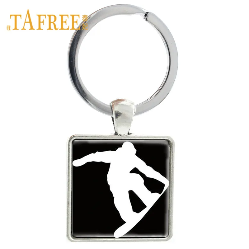 Брелок TAFREE Keep Calm And Love для лыжных прыжков брелок лыж фигурный силуэт ключей