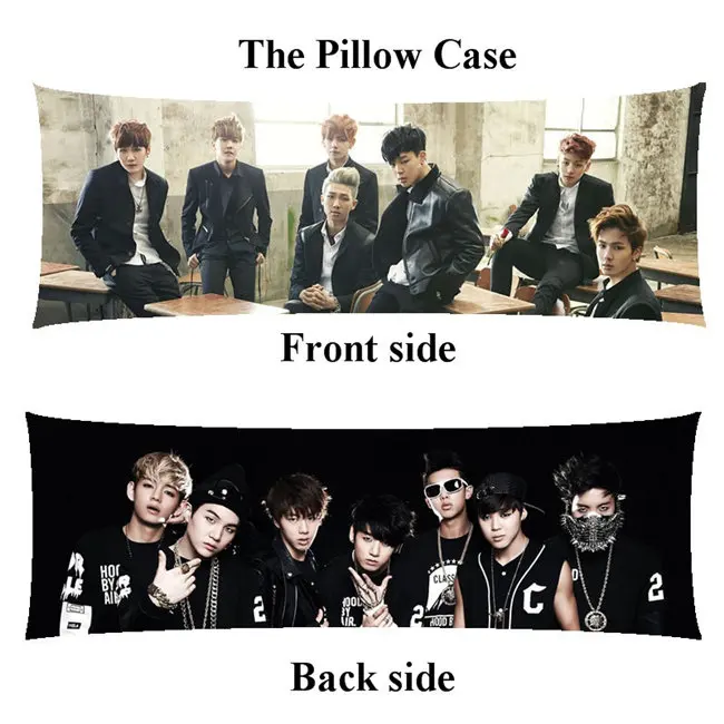 pillowcase Kpop в Корейском стиле бойфренд Цзиминь мультипликационным мотивом Ким тэ Хен V девушка тела подушку Чехол на заказ - Цвет: pillowcase