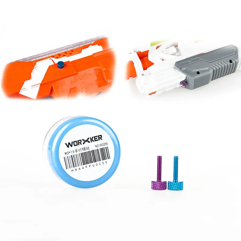Рабочих мод ручной большой палец винты аксессуары для Nerf N-strike Elite Stryfe и модуля ECS-10