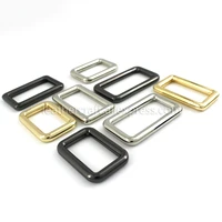 1pcs metal mould cast rectangle ring buckle loops for webbing leather craft bag strap belt buckle garment luggage diy accessory
