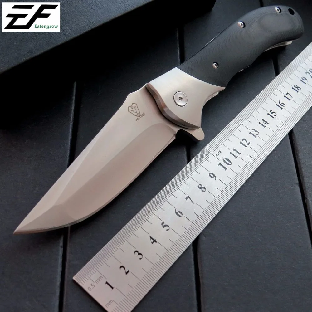 Eafengrow ef05 кемпинг ножи 9Cr18MoV стальное лезвие + G10 Ручка Складной Нож EDC Инструмент