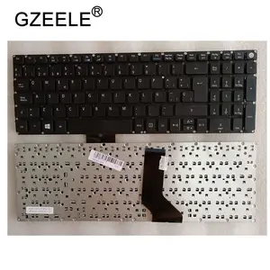 Клавиатура GZEELE для Acer Aspire E15, E5-573G, E5-573T, E5-574G, E5-574, E5-575G, E5-573TG, ES1-572 SP, с испанской раскладкой, черная, без рамки