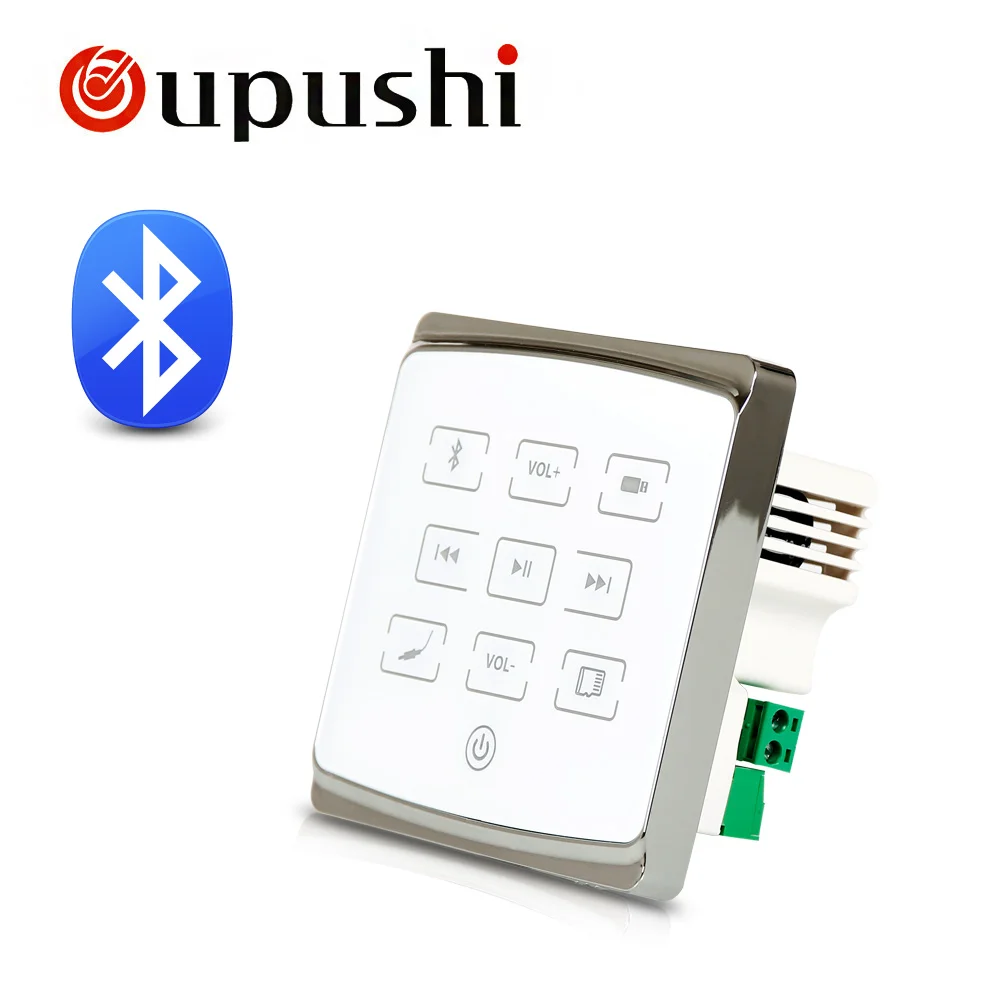 white Oupushi A1 светильник функция управления дешевый беспроводной Bluetooth умный дом фоновый музыкальный настенный усилитель - Цвет: white