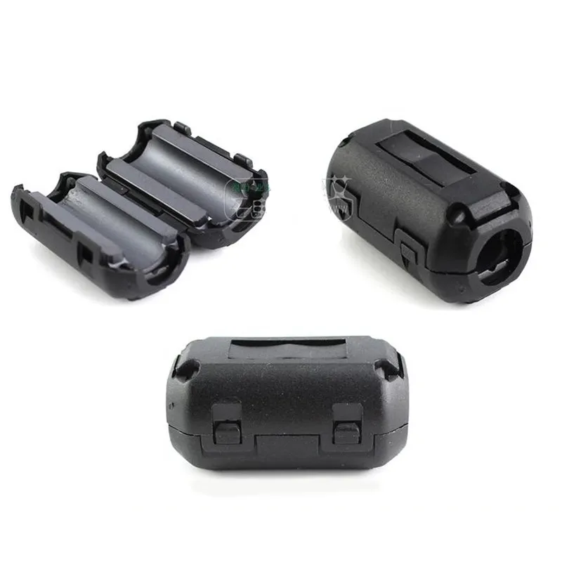 1 пара магнитных колец диаметром 7 мм для аудиокабеля 5-7 RCA линейный кабель USB AV
