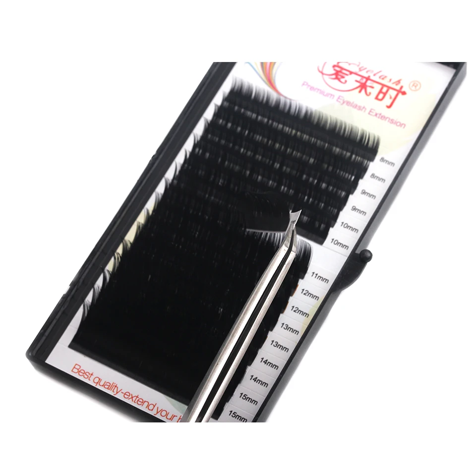 16 рядов/лоток отдельные ресницы разной длины объемные 3D накладные всех размеров