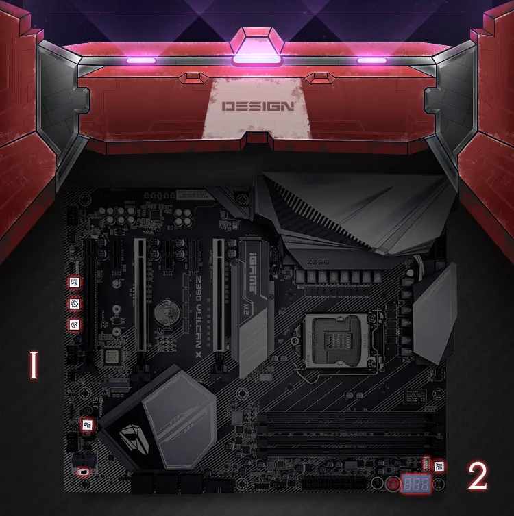 Игровая материнская плата Clorful LGA1151 wifi HDMI DP Z390