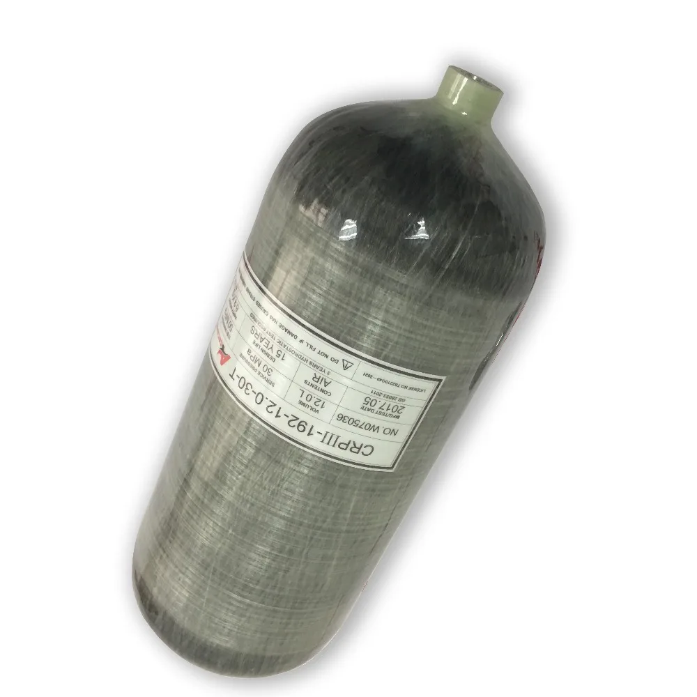 AC3120 4500psi 12L охоты PCP Пейнтбол Бак винтовка углеродного волокна воздушного