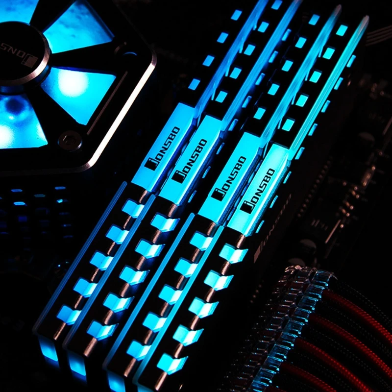 Материнская плата радиатора аура памяти 2 шт. охлаждающий жилет RGB 256 цветов