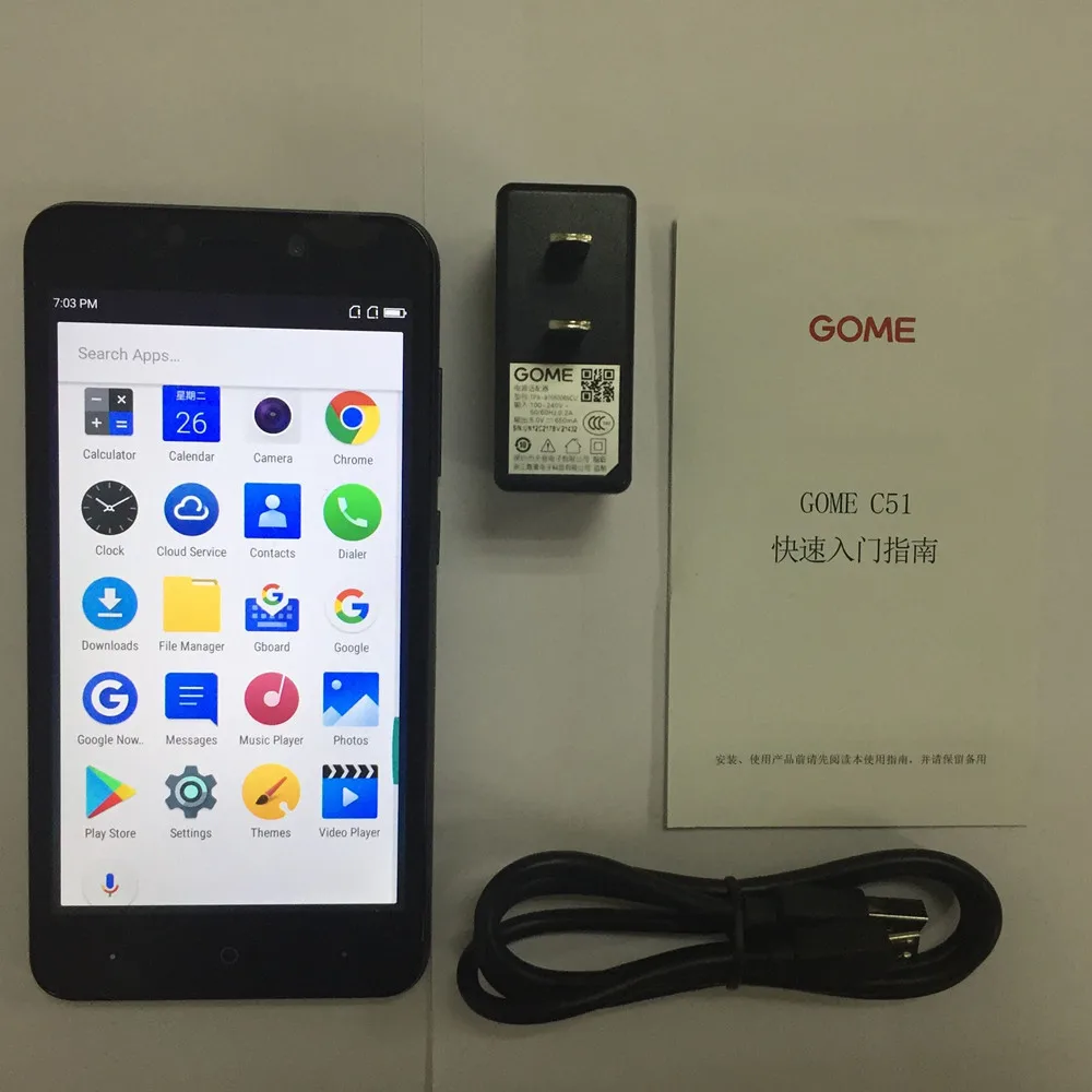 GOME C51 5," 4G LTE смартфон 2 Гб 16 Гб MSM8909 четырехъядерный 5.0MP+ 2.0MP Android 7,1 2000 мАч батарея мобильный телефон