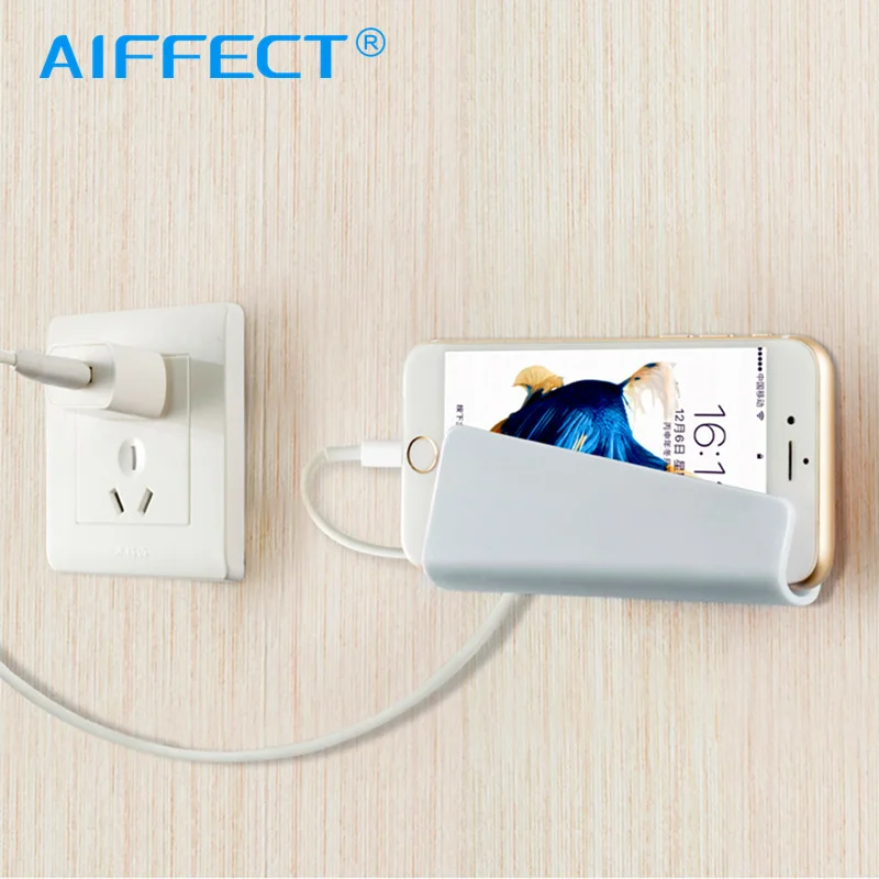 AIFFECT держатель для мобильного телефона настенная Подставка зарядки с 3M клеем iPhone