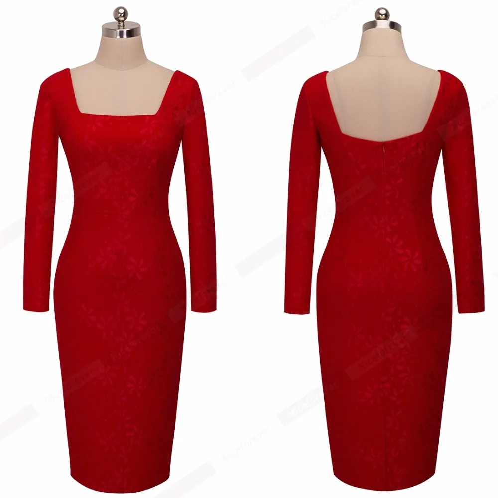 Женский сексуальный длинный рукав оболочка Тонкий облегающий силуэт вечерние