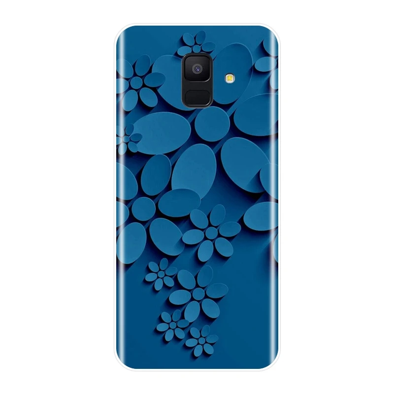 Мягкий силиконовый чехол из ТПУ для Samsung Galaxy A6 A7 A8 2018 A3 A5 2016 2017 задняя крышка с