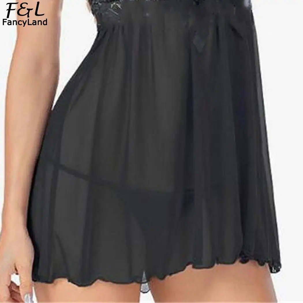 Женское сексуальное нижнее белье Babydoll Холтер с открытой спиной Цветочная