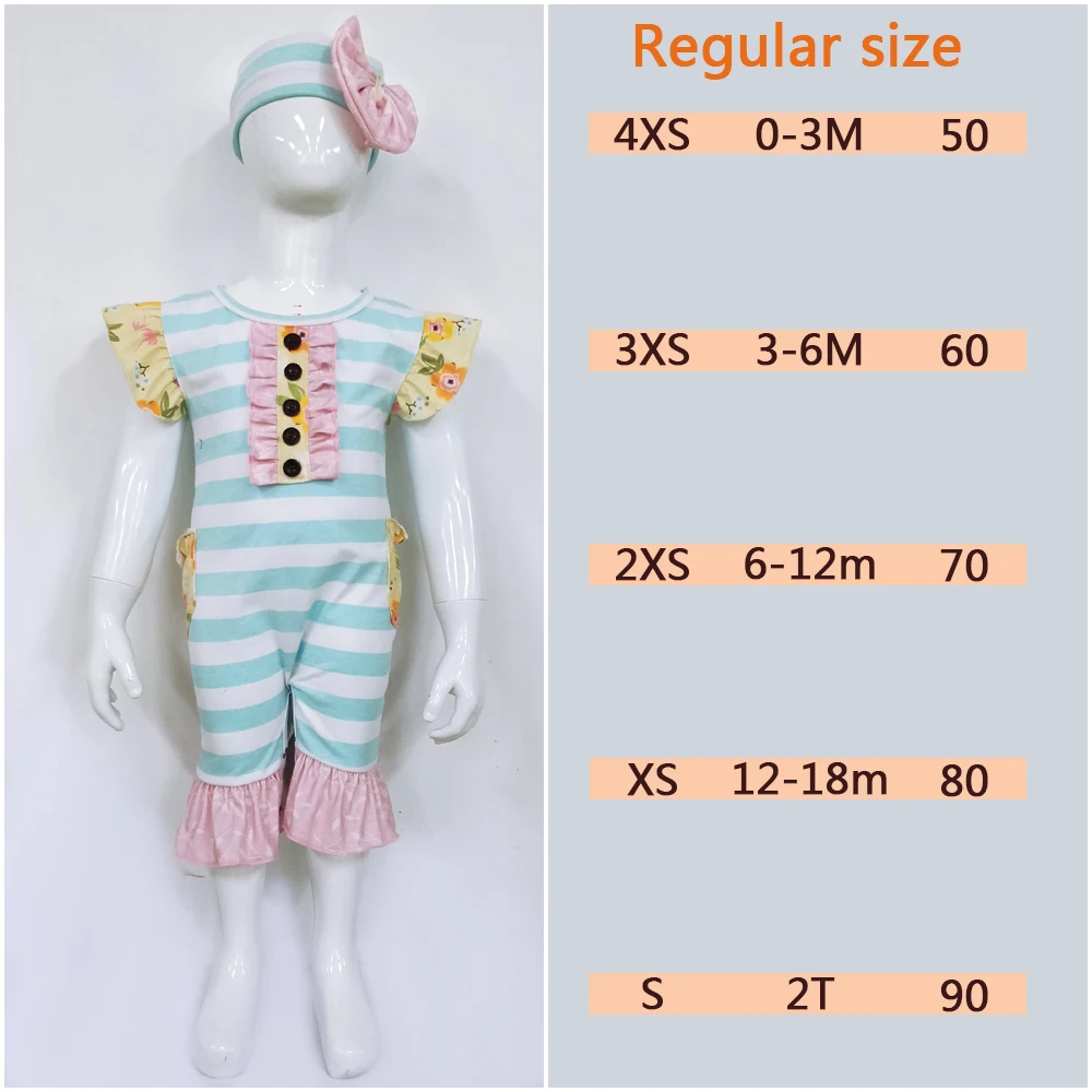 Новое поступление весенне летний детский комбинезон одежда в синюю полоску с