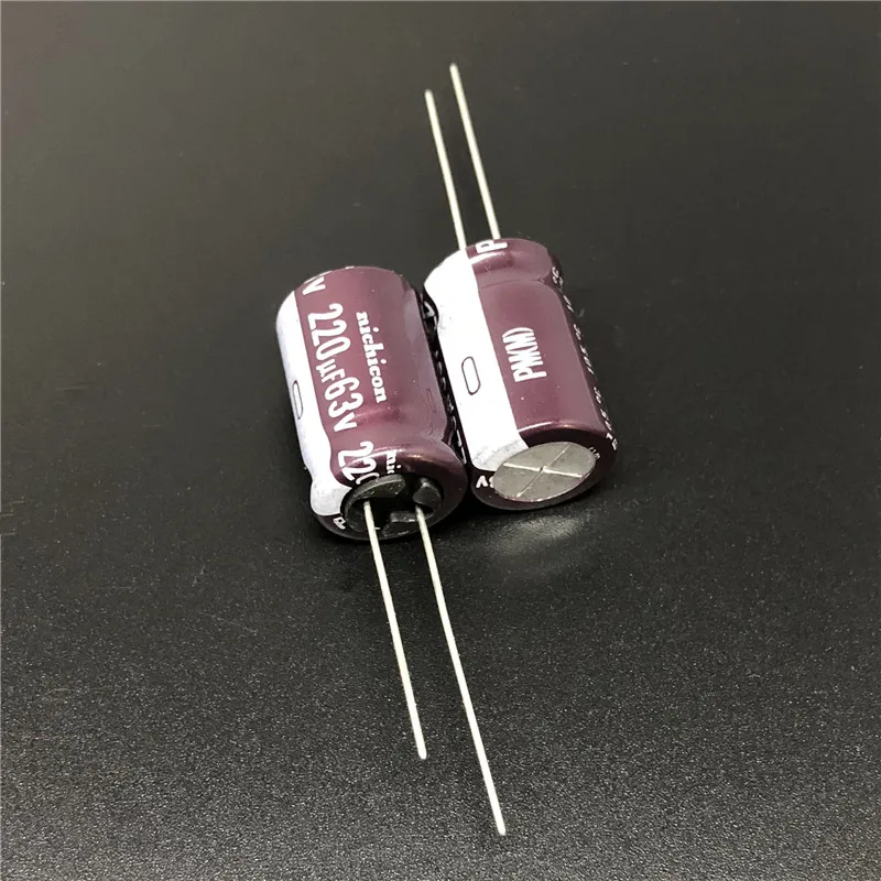 5 шт/50 шт 220уф 63В NICHICON PM серия 12 5x20 мм 63V220uF низкое сопротивление алюминиевый