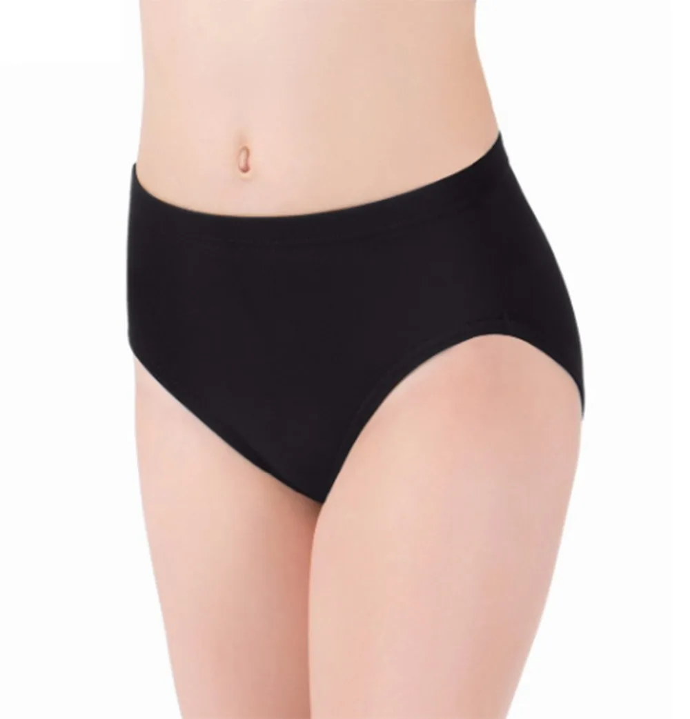 Детские черные танцевальные джазовые шорты для девочек из спандекса балета и